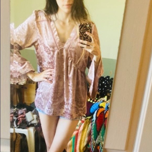 Cocomo Petite Pink Boho Top - Picture 4 of 6